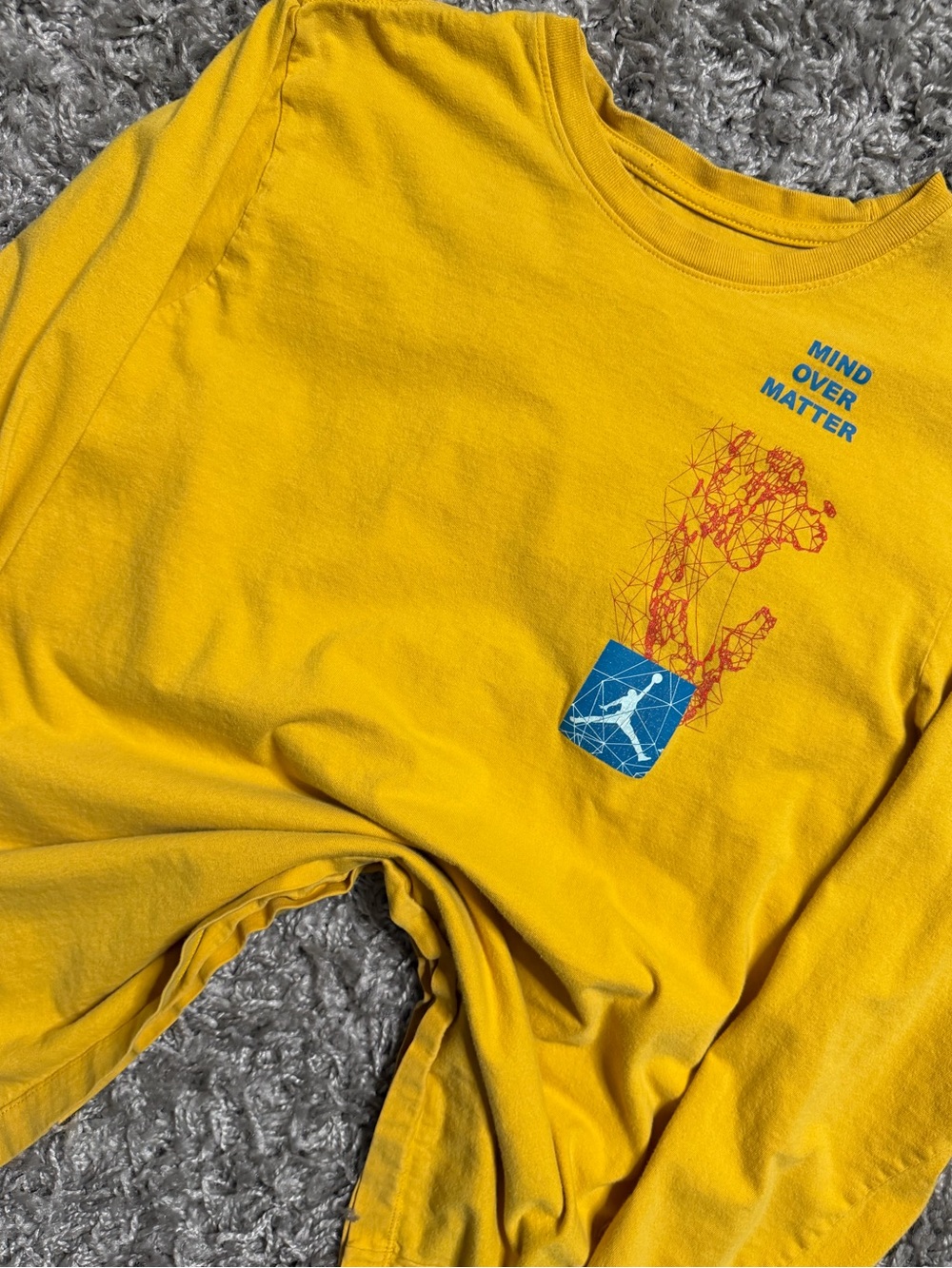 Jordan Yellow Long Sleeve Shirt